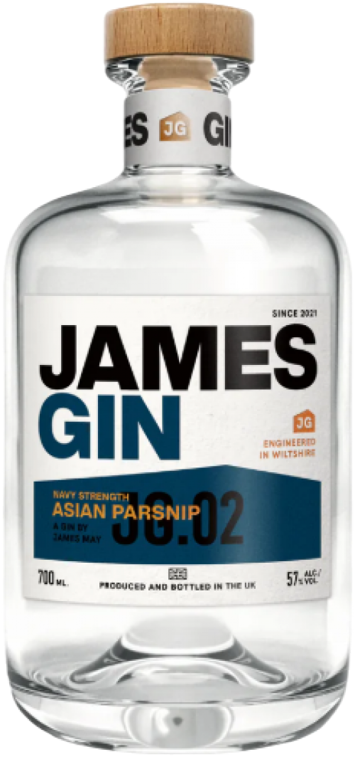 James Gin Asian Parsnip Navy Strength