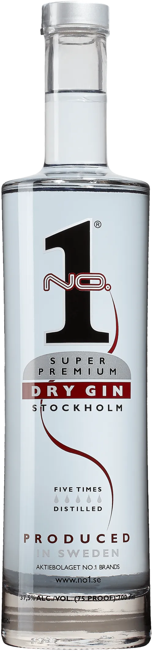No. 1 Super Premium Dry Gin Stockholm