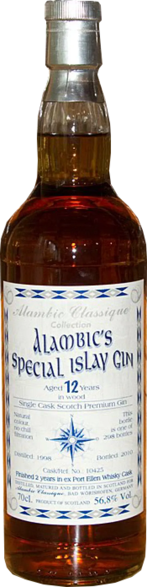 Alambic's Special Islay Gin Port Ellen Whisky Cask (12 years)