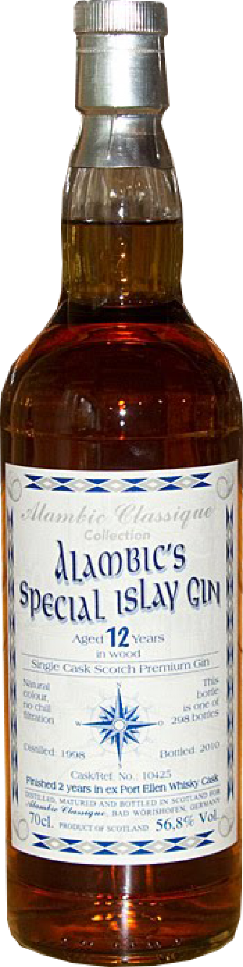 Alambic's Special Islay Gin Port Ellen Whisky Cask (12 years)
