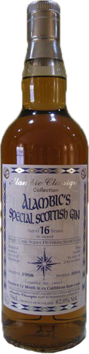 Alambic’s Special Scottish Gin Caribbean Rum Cask (16 years)