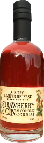 Albury Limited Release Strawberry & Gin Alcoholic Cordial