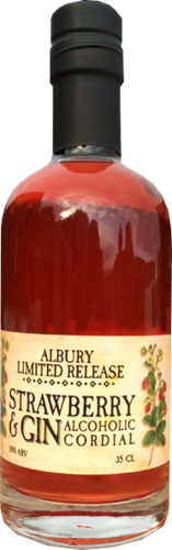 Albury Limited Release Strawberry & Gin Alcoholic Cordial