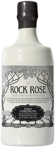 Rock Rose Hand Crafted Scottish Gin Navy Strength