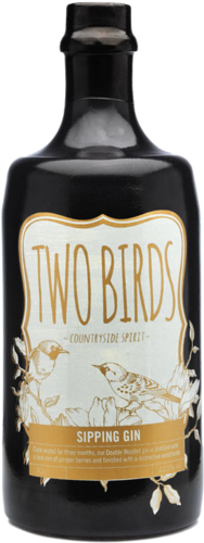 Two Birds Sipping Gin