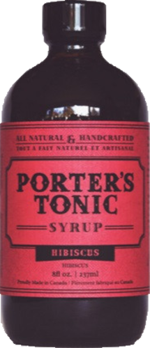 Porter's Tonic Syrup Hibiscus