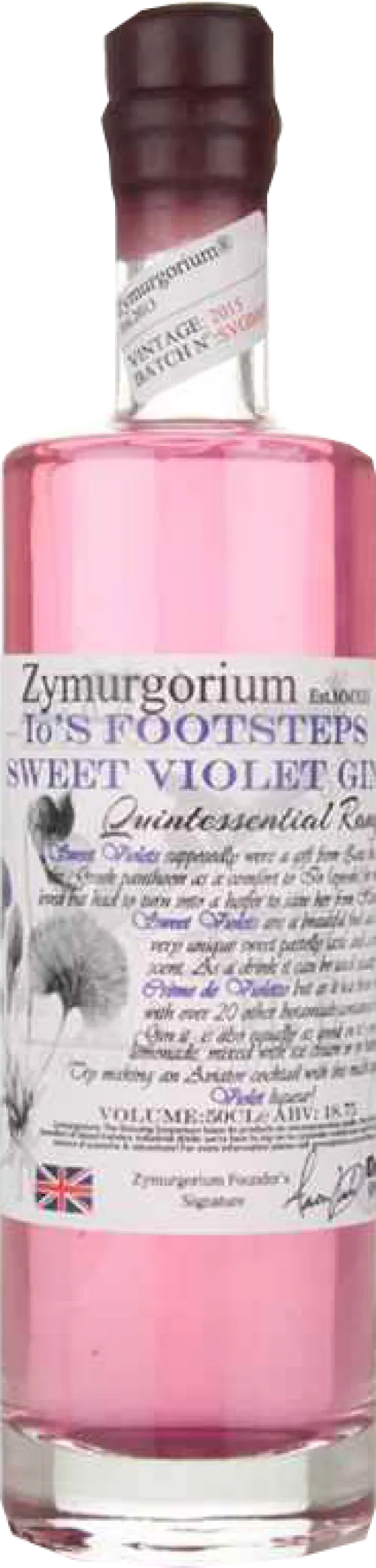 Zymurgorium Manchester Gin Liqueur Io’s Footsteps: Sweet Violet