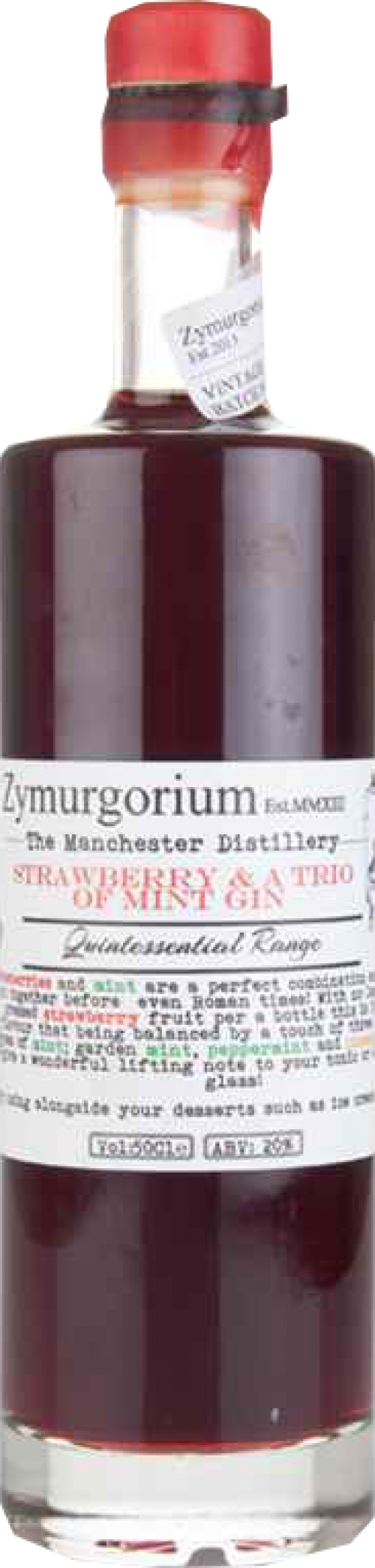 Zymurgorium Manchester Gin Liqueur Strawberry & A Trio Of Mint