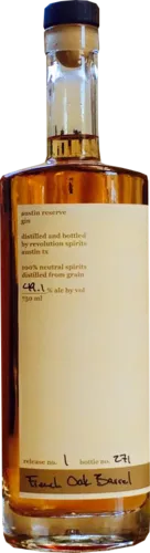 Austin Reserve Gin Single Barrel #1: French Oak