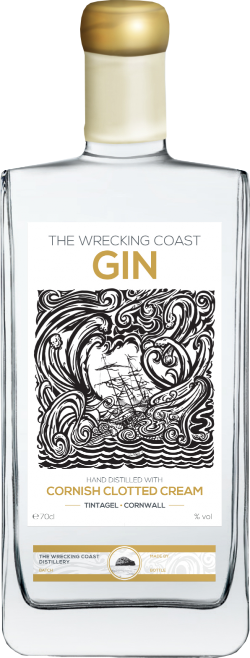 The Wrecking Coast Gin Cornish Clotted Cream