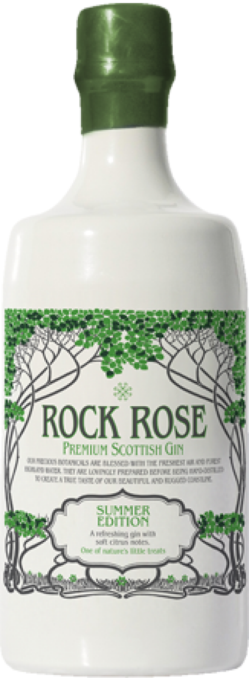 Rock Rose Hand Crafted Scottish Gin Summer Edition