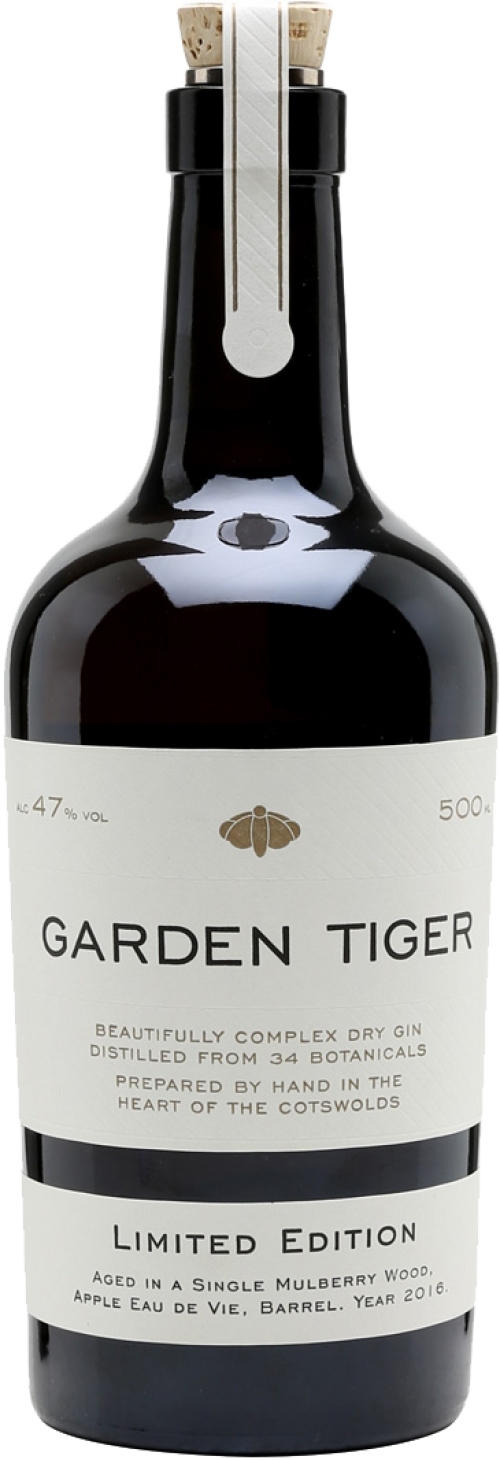 Garden Tiger Limited Edition Aged in Single Mulberry Wood, Apple Eau de Vie,Barrel.