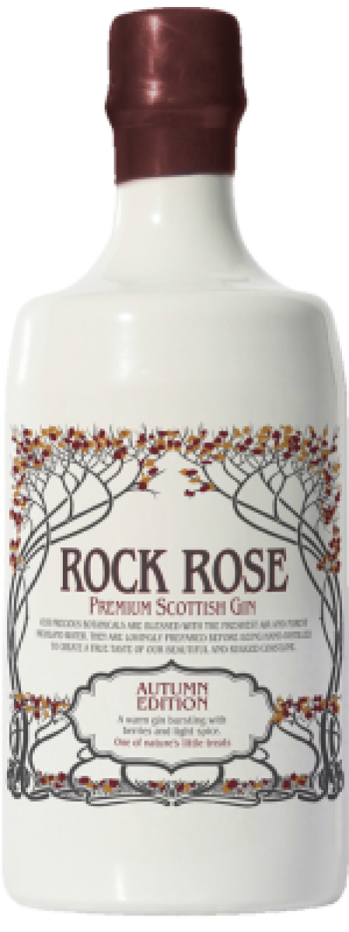 Rock Rose Hand Crafted Scottish Gin Autumn Edition