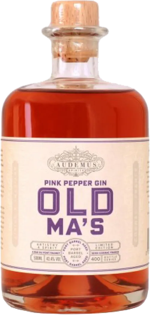 Audemus Pink Pepper Gin Old Ma's