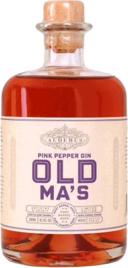 Audemus Pink Pepper Gin Old Ma's