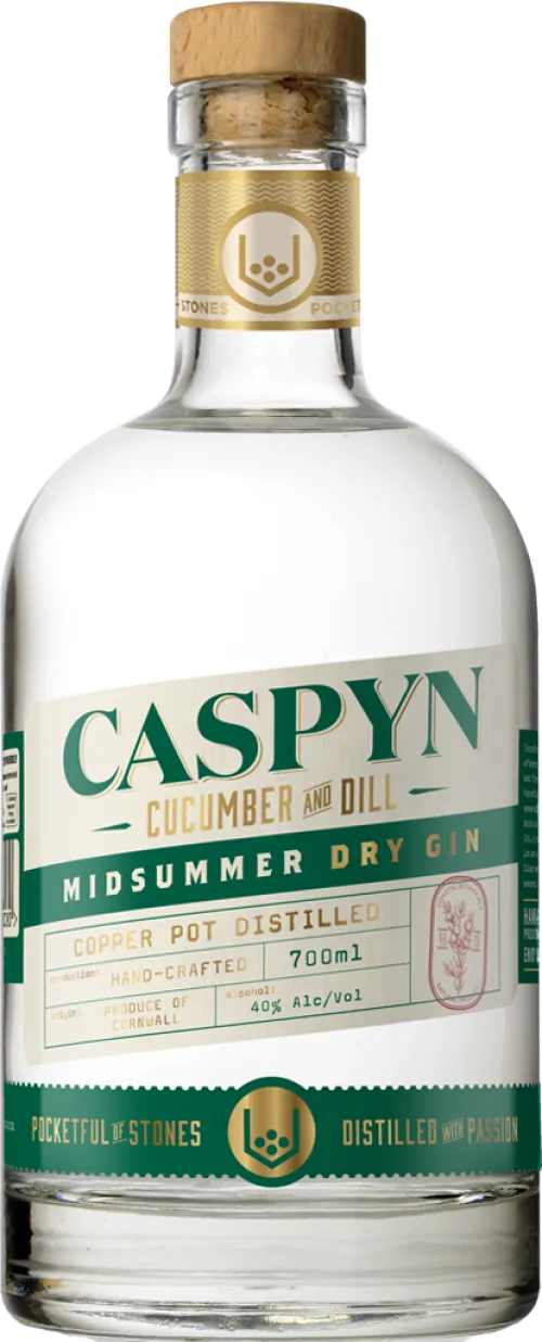 Caspyn Midsummer Dry Gin Cucumber And Dill