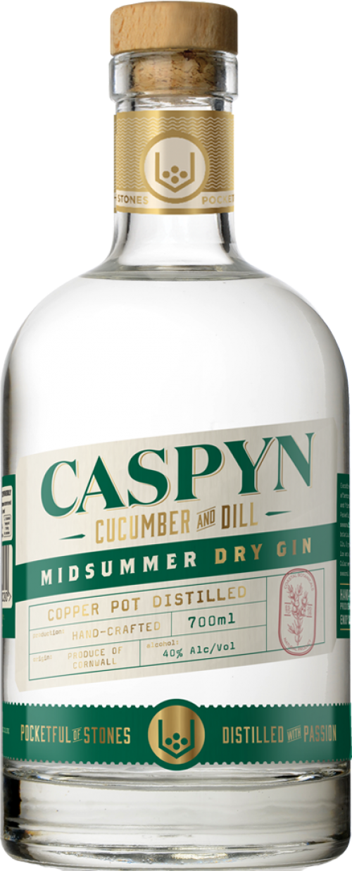 Caspyn Midsummer Dry Gin Cucumber And Dill