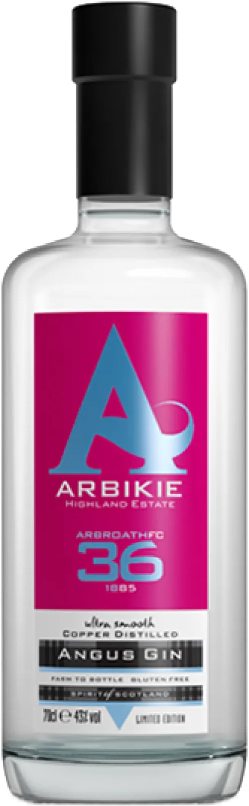 Arbikie Arbroath FC 36 Gin Angus Gin Limited Edition