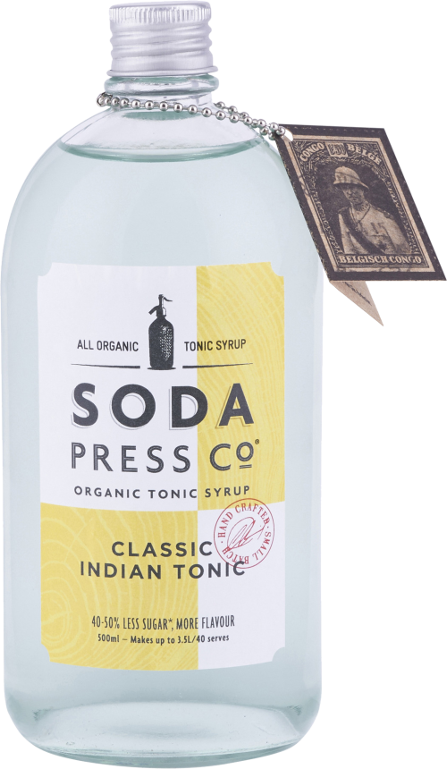Soda Press Co. Organic Tonic Syrup Classic Indian Tonic