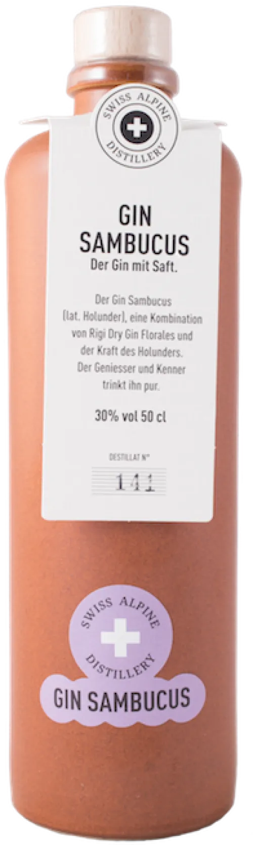 Swiss Alpine Distillery Gin Sambucus