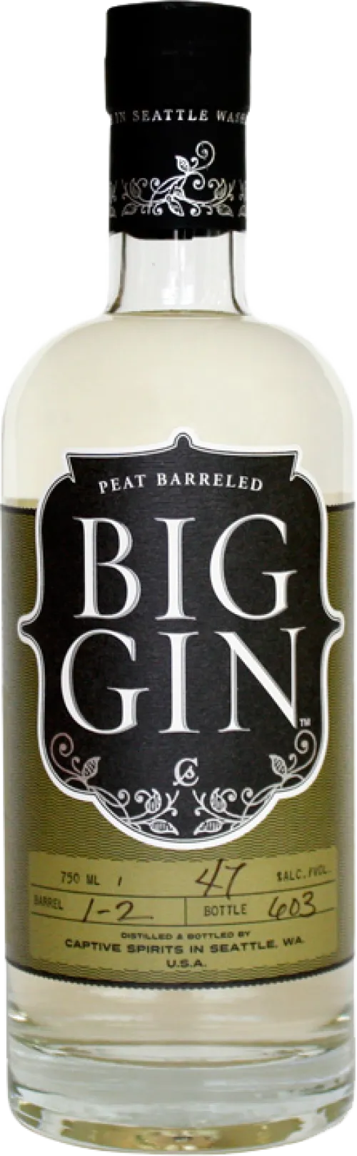 Big Gin Peat Barreled