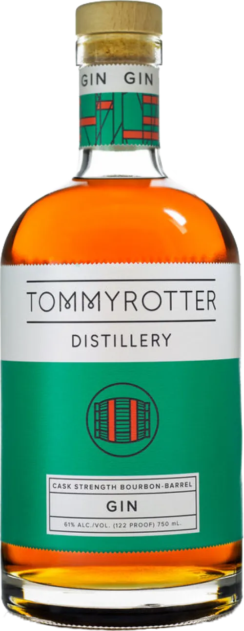 Tommyrotter Distillery Cask Strength Bourbon-Barrel Gin
