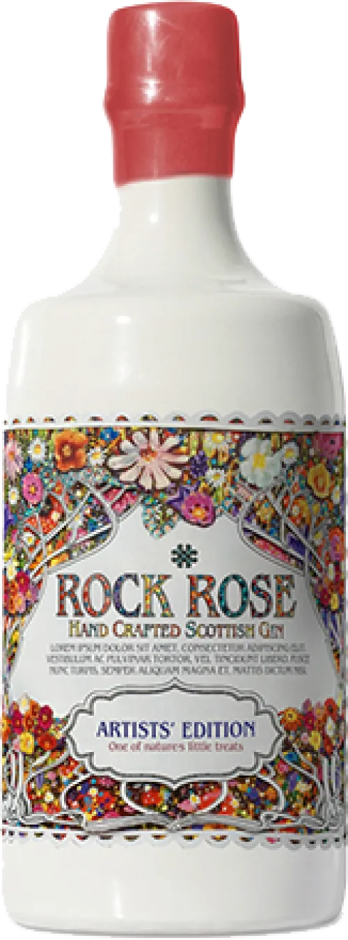 Rock Rose Hand Crafted Scottish Gin Artists' Edition