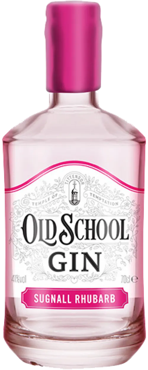 Old School Gin Sugnall Rhubarb