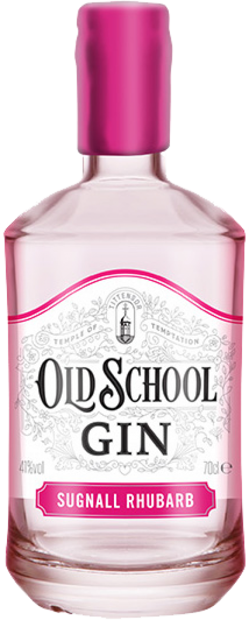 Old School Gin Sugnall Rhubarb
