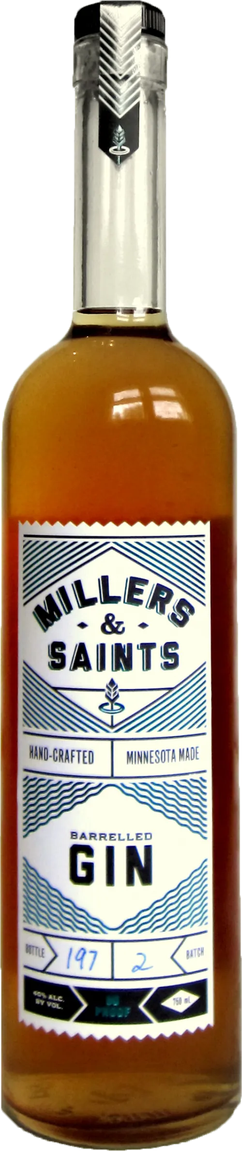 Millers & Saints Barreled Gin
