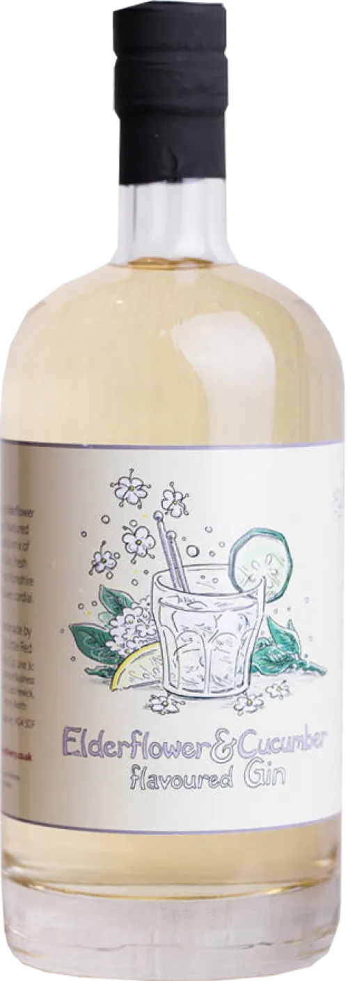 The Little Red Berry Gin Elderflower & Cucumber Flavoured Gin