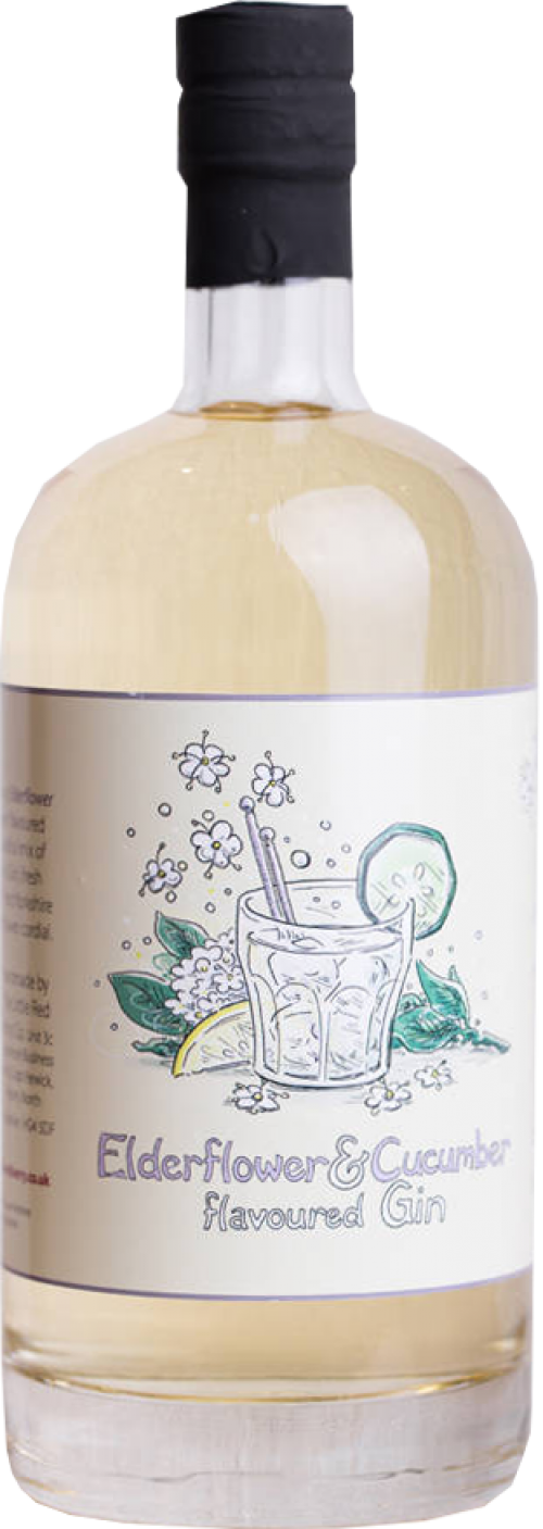 The Little Red Berry Gin Elderflower & Cucumber Flavoured Gin