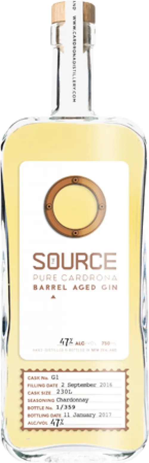 The Source Pure Cardrona Barrel Aged Gin Cask G1 Chardonnay
