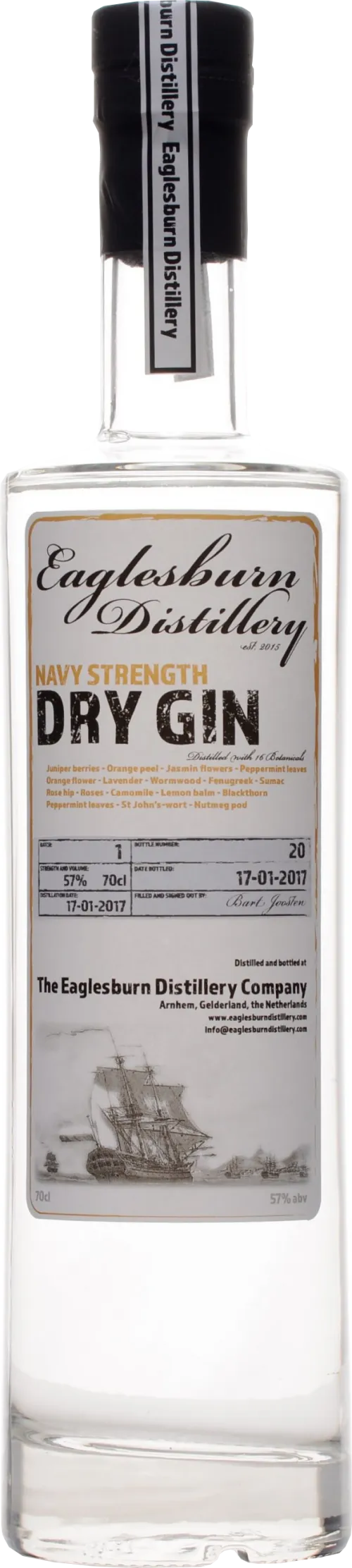 Eaglesburn Distillery Navy Strength Gin