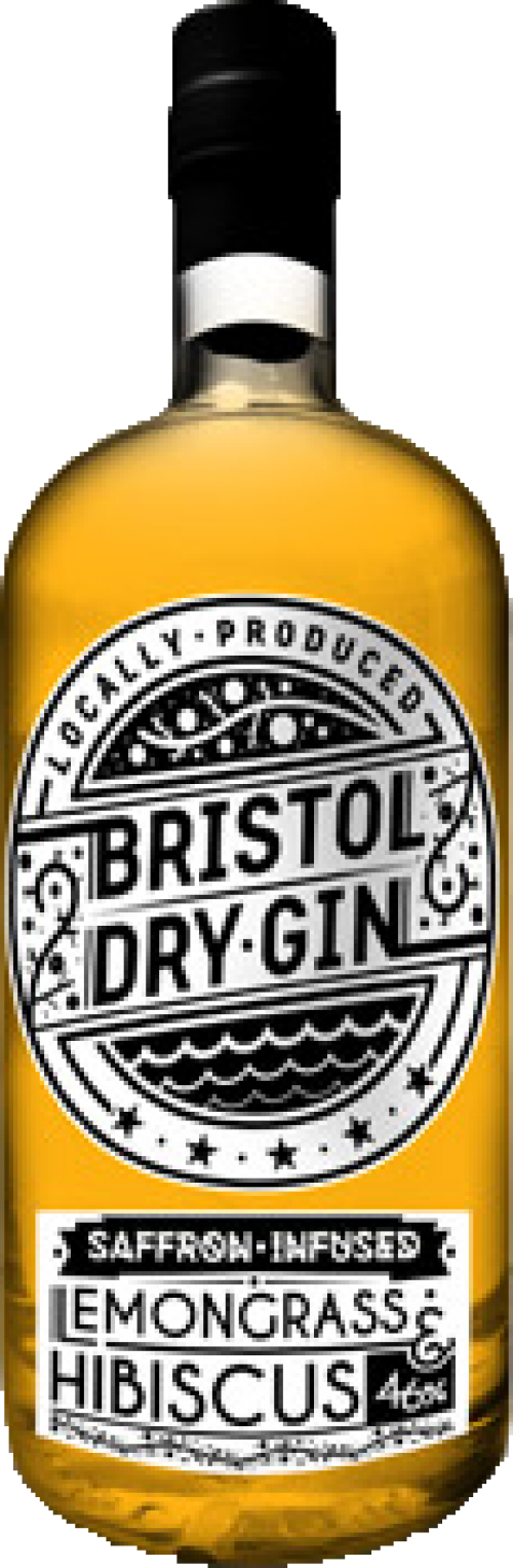 Bristol Dry Gin Mothers Day Saffron-infused Lemongrass & Hibiscus
