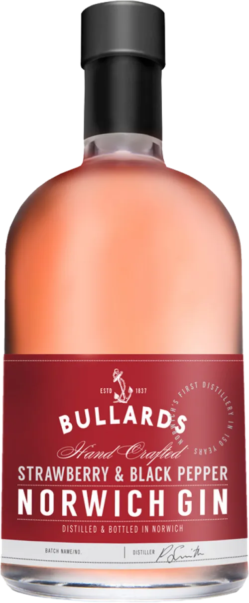 Bullards Strawberry & Black Pepper Norwich Gin