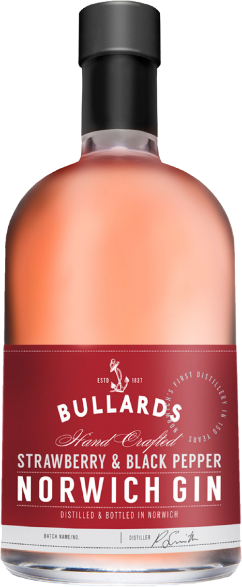 Bullards Strawberry & Black Pepper Norwich Gin