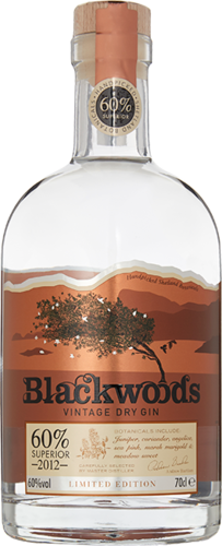 Blackwoods Vintage Dry Gin 60%