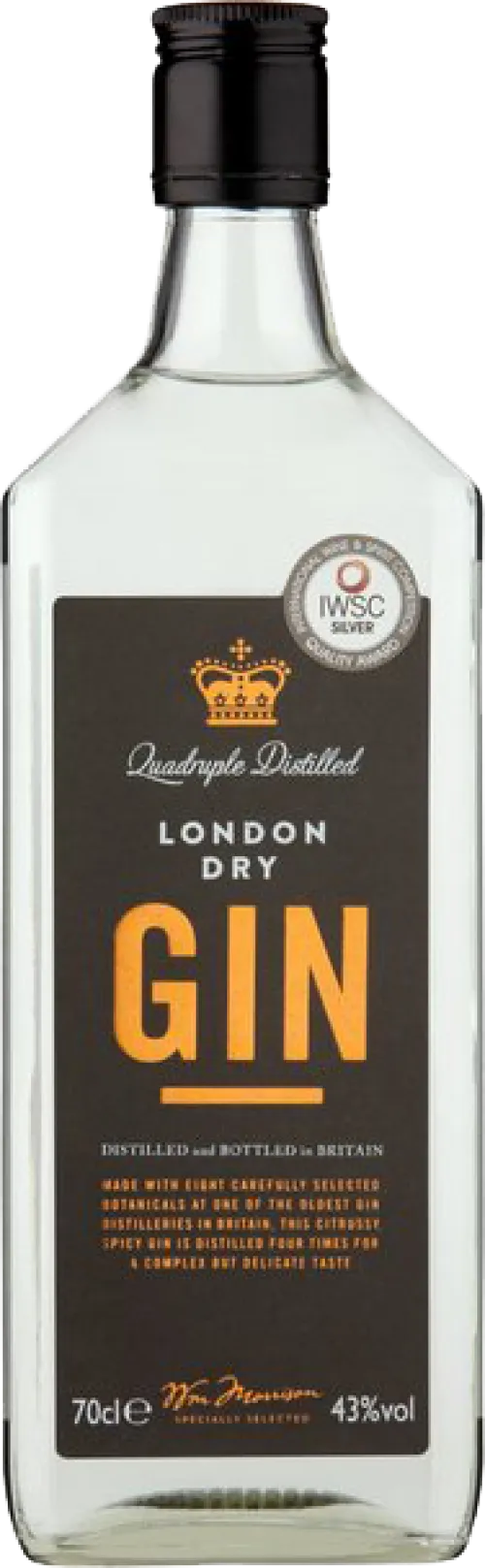 Morrisons London Dry Gin Quadruple Distilled