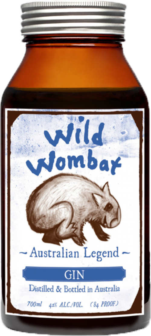 Wild Wombat Gin Australian Legend