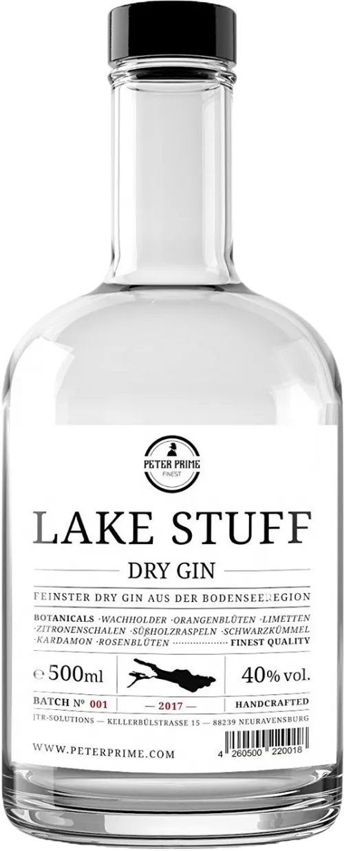 Lake Stuff Dry Gin Peter Prime Finest