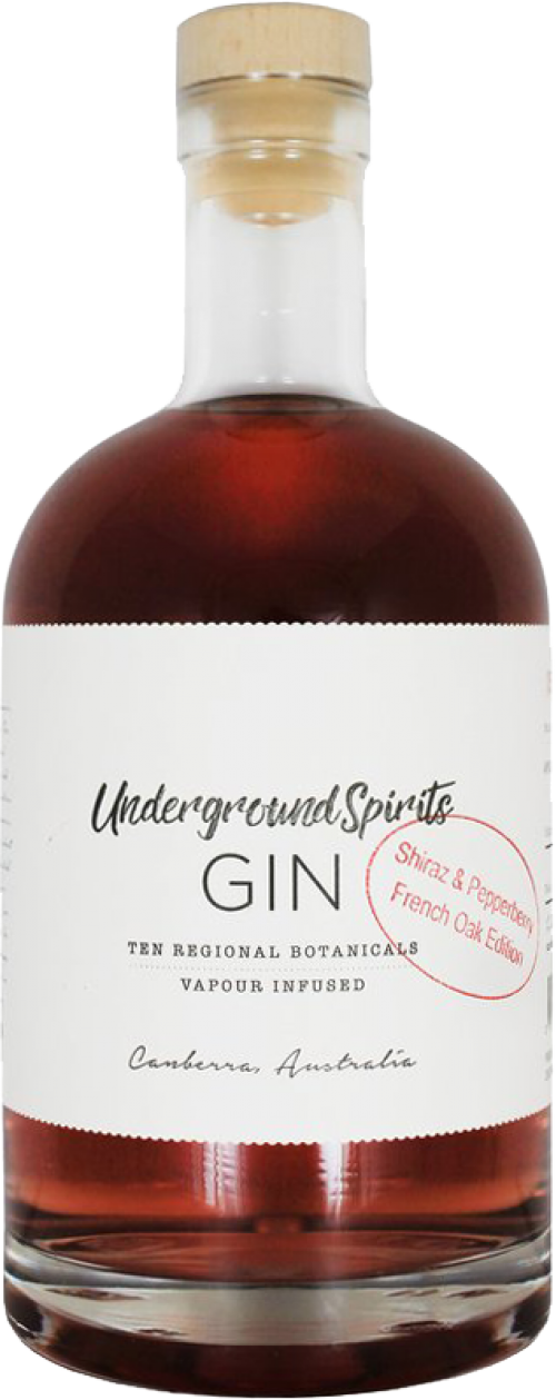 Underground Spirits Gin Shiraz & Pepperberry French Oak Edition