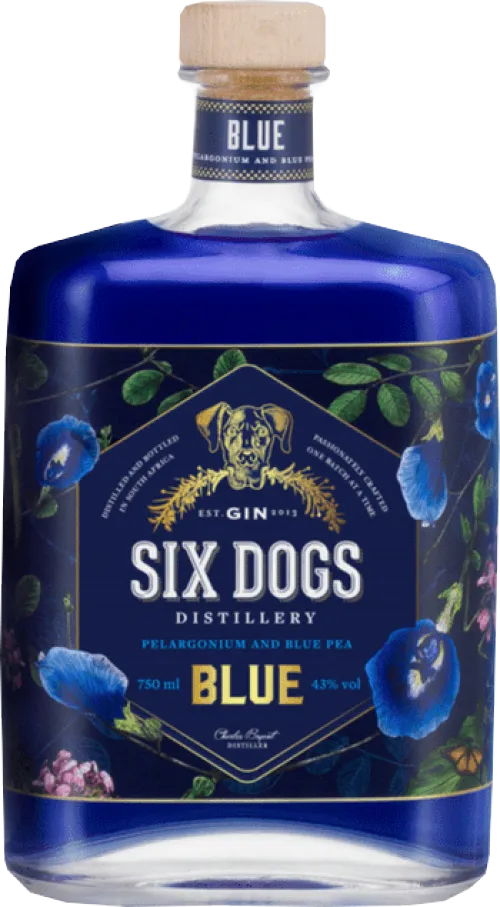 Six Dogs Blue Gin