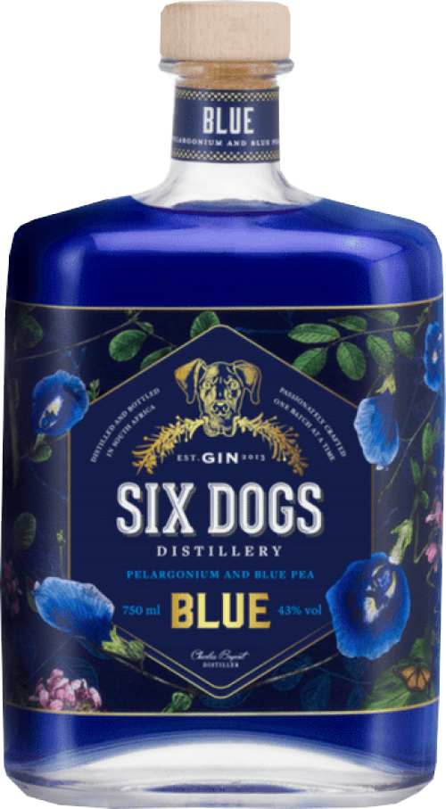 Six Dogs Blue Gin