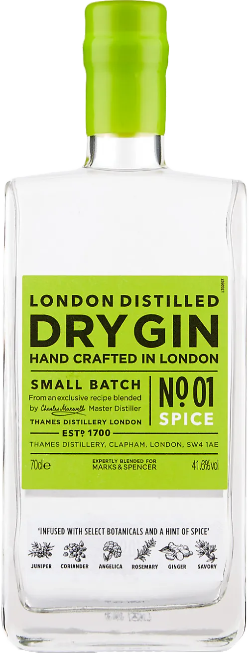 Marks & Spencer London Distilled Dry Gin No. 1 Spice Gin