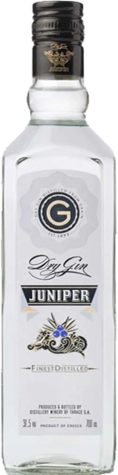 Juniper Dry Gin (By Distillery Winery Of Thrace)