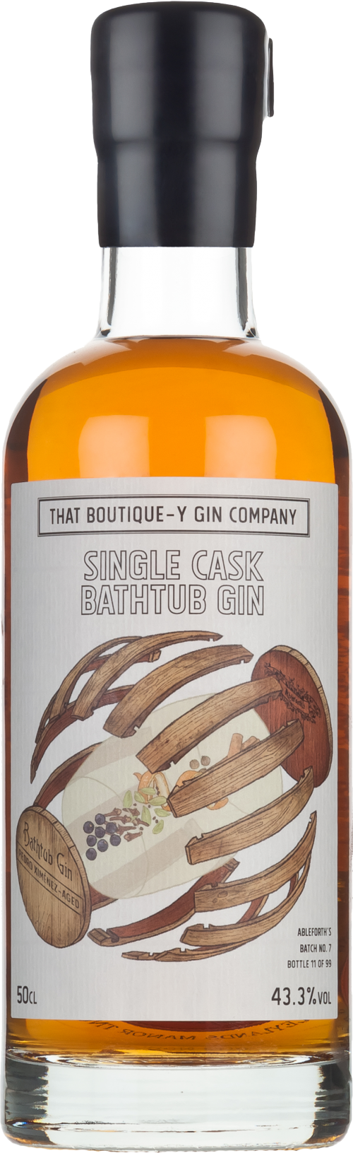 That Boutique-Y Gin Company Single Cask Bathtub Gin Ableforth’s Batch No. 7 Pedro Ximénez Sherry