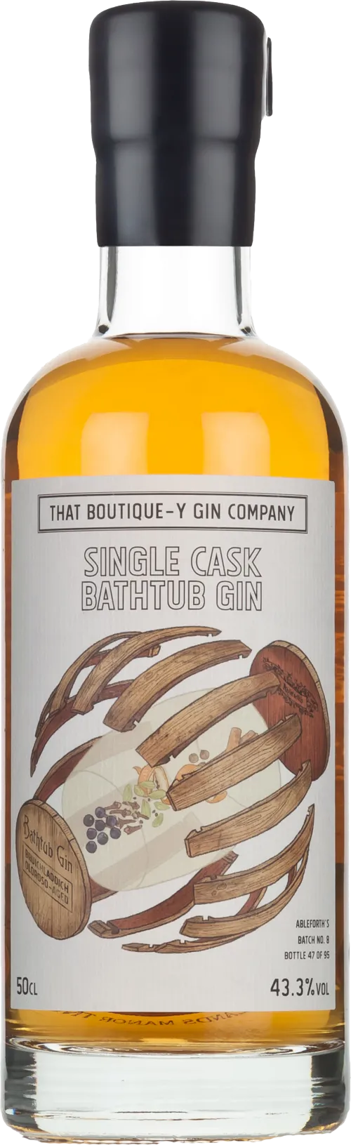 That Boutique-Y Gin Company Single Cask Bathtub Gin Ableforth’s Batch No. 8 Bruichladdich Single Malt Scotch Whisky, Ex-Oloroso Sherry