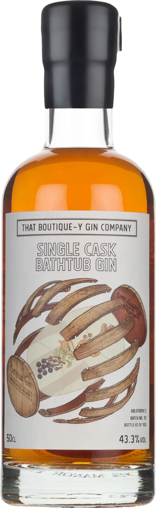 That Boutique-Y Gin Company Single Cask Bathtub Gin Ableforth’s Batch No. 10 Moscatel