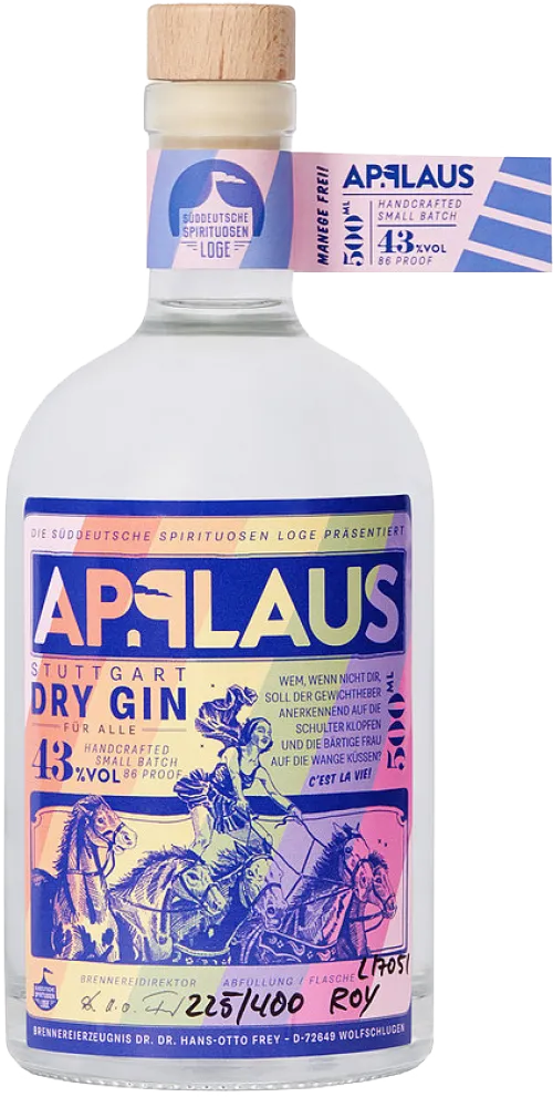 Applaus Stuttgart Dry Gin Roy Edition